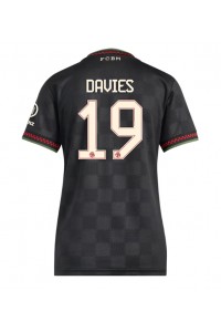 Bayern Munich Alphonso Davies #19 Jalkapallovaatteet Naisten Kolmaspaita 2025-26 Lyhythihainen